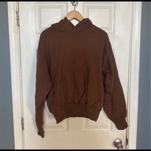 YZY GAP HOODIE YEEZY DARK BROWN MEDIUM